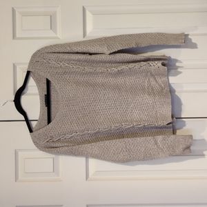 Stitched Detail Sweater in Cream